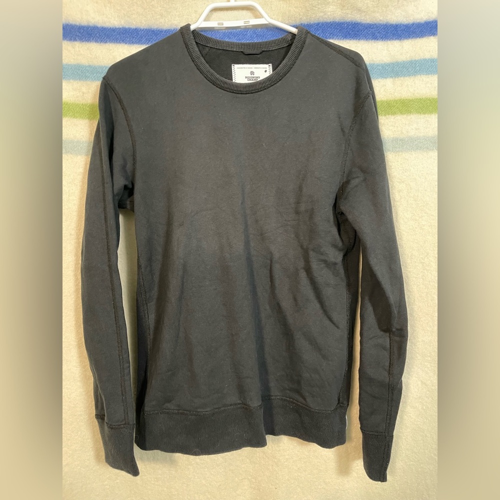 Reigning Champ black crewneck sweatshirt S